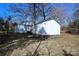 Backyard with shed and additional storage building at 617 York S Ave, Rock Hill, SC 29730