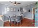 Cozy dining area with a table and chairs, adjacent to the kitchen at 120 Moyle Ave, Salisbury, NC 28146