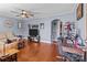 Spacious living area featuring hardwood floors and ample natural light at 120 Moyle Ave, Salisbury, NC 28146