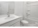 Clean bathroom with a tub shower combo at 132 Hayes Rd # 151, Kings Mountain, NC 28086