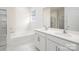 Modern bathroom with double vanity and soaking tub at 132 Hayes Rd # 151, Kings Mountain, NC 28086