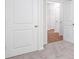 Hallway with carpet flooring and access to other rooms at 132 Hayes Rd # 151, Kings Mountain, NC 28086