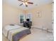 Bedroom with window, built-in seating, and ample natural light at 13618 Pacific Echo Dr, Charlotte, NC 28277