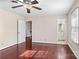 Spacious bedroom with hardwood floors and en-suite bathroom access at 140 Kent Rd, Salisbury, NC 28147