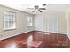 Bright bedroom with hardwood floors and double closets at 140 Kent Rd, Salisbury, NC 28147