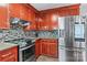 Stainless steel appliances and granite countertops in kitchen at 140 Kent Rd, Salisbury, NC 28147