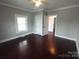 Bright bedroom with hardwood floors and closet at 1443 Modena St, Gastonia, NC 28054