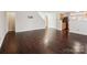 Hardwood floor living room, open to kitchen and stairs to upper level at 2010 Durand Rd, Fort Mill, SC 29715