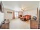 Spacious main bedroom with carpeted floor, ceiling fan, and large windows at 2131 Ashley Glen Way, Indian Land, SC 29707