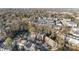 Aerial view of the townhome community and surrounding area at 2549 Vail Ave, Charlotte, NC 28207