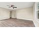 Open living area with hardwood floors and neutral color palette at 2829 1St Nw Ave, Hickory, NC 28601