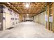 Unfinished basement showcasing an open floor plan with exposed ceiling, electrical work, and ample space at 2865 Scarborough Ct, Gastonia, NC 28054