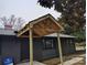 Newly constructed front porch with a stylish wood frame at 3027 Remington St, Charlotte, NC 28216