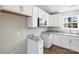 White cabinets and granite countertops at 344 Luther Scronce Rd, Vale, NC 28168