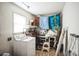 Laundry room with washer, dryer, and shelving at 400 Charles St, Spencer, NC 28159