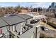 Aerial view of rooftop deck and surrounding buildings at 414 W Tremont Ave, Charlotte, NC 28203