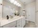 Double vanity bathroom with a walk-in shower at 414 W Tremont Ave, Charlotte, NC 28203