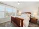 Bright bedroom with a wood bed frame and two nightstands at 414 W Tremont Ave, Charlotte, NC 28203