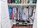 Large closet with ample hanging space and shoe storage at 4944 Cornelia Dr, Charlotte, NC 28269