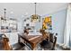 Kitchen dining area with wooden table and chairs at 8023 Alford Rd, Fort Mill, SC 29707