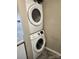 Stackable Samsung washer and dryer at 8049 Charter Oak Ln, Charlotte, NC 28226