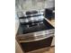 Stainless steel LG range with electric cooktop at 8049 Charter Oak Ln, Charlotte, NC 28226