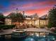Stunning backyard with a pool, patio, and outdoor seating, perfect for relaxing and entertaining at 155 Union Chapel Dr, Mooresville, NC 28117