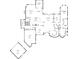 Detailed floor plan showcasing the layout of the main level, including dimensions for each room and garage spaces at 155 Union Chapel Dr, Mooresville, NC 28117