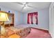 Bedroom with double bed, carpet, and built-in shelving at 3015 Pageland Hwy, Lancaster, SC 29720