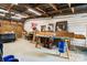 Large workshop with shelving, tools and bright lighting at 3021 Tryon Courthouse Rd, Bessemer City, NC 28016