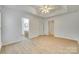 Bedroom with a ceiling fan, wood floors, and plenty of space at 4648 Madeline Dr, Rock Hill, SC 29732