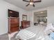 Main bedroom with sitting area, king bed, and ample closet space at 5220 Admirals Lndg, Lancaster, SC 29720