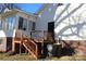 Wooden deck with stairs and storage area underneath at 843 Fairway Dr # 44, Kannapolis, NC 28081