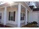 Front porch with white columns and entryway at 843 Fairway Dr # 44, Kannapolis, NC 28081