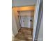 Laundry closet with shelving and hookups at 1050 21St Nw Ave # 70, Hickory, NC 28601