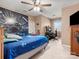 Fun bedroom with Star Wars theme and large wall art at 10513 Danesway Ln, Cornelius, NC 28031