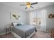 Cozy bedroom with a double bed and window views at 174 Country Lake Dr, Mooresville, NC 28115