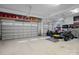 Large garage with overhead storage and space for multiple vehicles at 174 Country Lake Dr, Mooresville, NC 28115