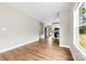 Bright living room with natural light featuring hardwood floors and neutral walls at 211 Benfield Rd, Kings Mountain, NC 28086