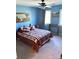 Charming bedroom with a queen-size bed and southwestern decor at 2521 Whistler Ct, Newton, NC 28658