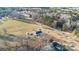 Aerial view showing house, road, and fields at 2961 Great Falls Hwy, Lancaster, SC 29720