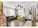 Living room with hardwood floors, fireplace, and two sofas at 2961 Great Falls Hwy, Lancaster, SC 29720