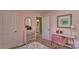 Bright bedroom with a desk and built-in shelves at 3048 Ora Smith Rd, Lincolnton, NC 28092