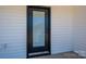 Black exterior door with a window at 343 North Brook Iii School Rd, Vale, NC 28168