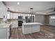 Modern kitchen featuring white cabinets, quartz countertops, and stainless steel appliances at 343 North Brook Iii School Rd, Vale, NC 28168