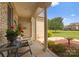 Inviting front porch with rocking chairs and landscaped yard at 498 New Salem Rd, Statesville, NC 28625