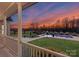 Covered porch overlooking pool and yard at 498 New Salem Rd, Statesville, NC 28625