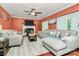 Relaxing living room with a fireplace, neutral colored furniture and hardwood floors at 508 Cobbs Glen Ct, Rock Hill, SC 29732