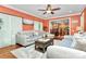 Bright living room with hardwood floors and view into kitchen at 508 Cobbs Glen Ct, Rock Hill, SC 29732