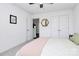 Bedroom with double bed and built-in closet at 5510 Brickstone Dr, Charlotte, NC 28227